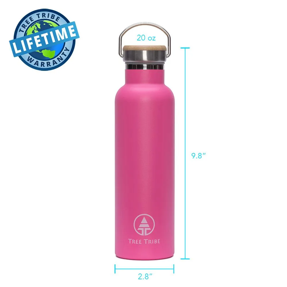 Pink Tribe Logo Water Bottle (20 oz)