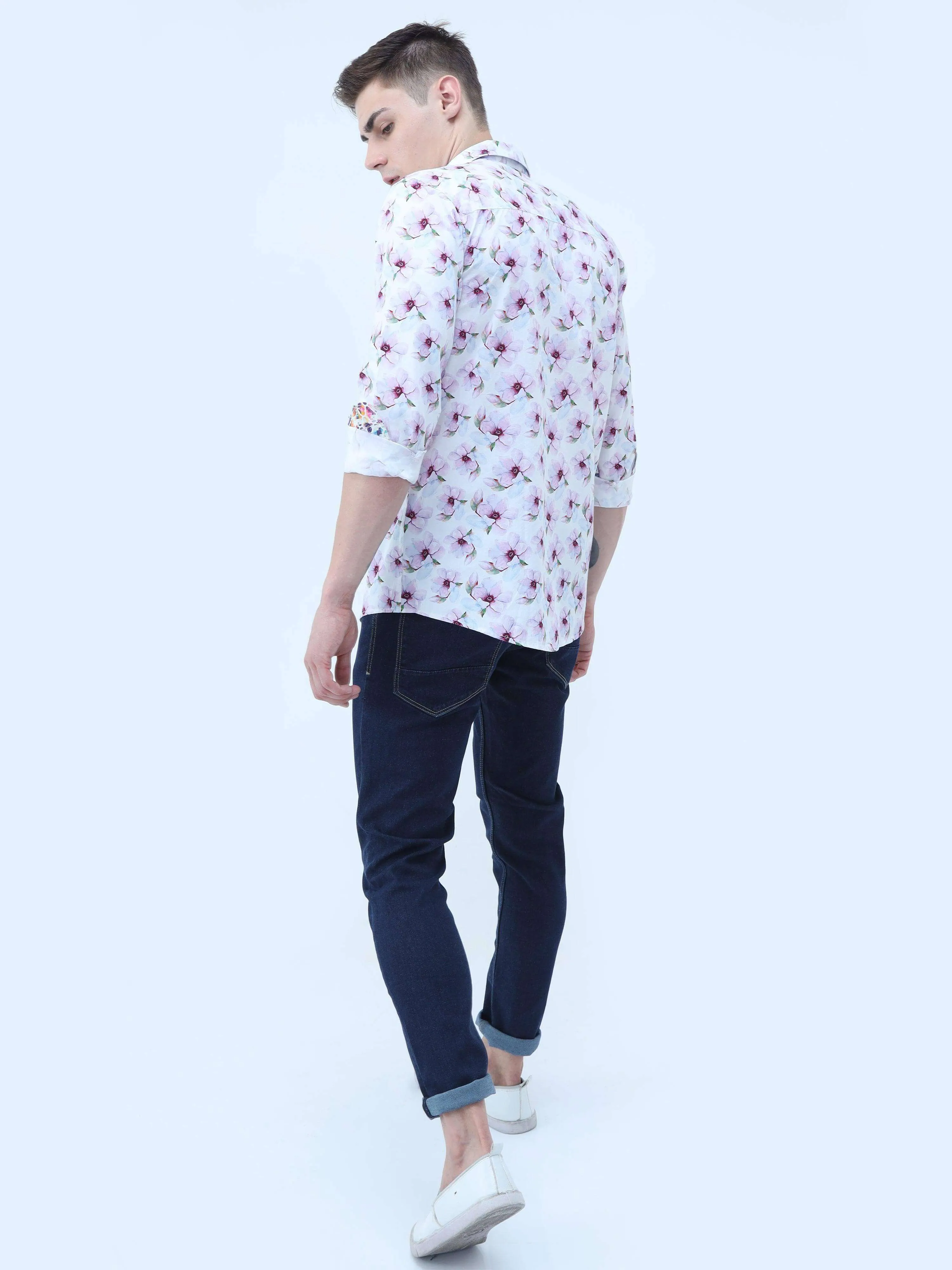 Premium - Floral Summer Light Cotton Full Shirt