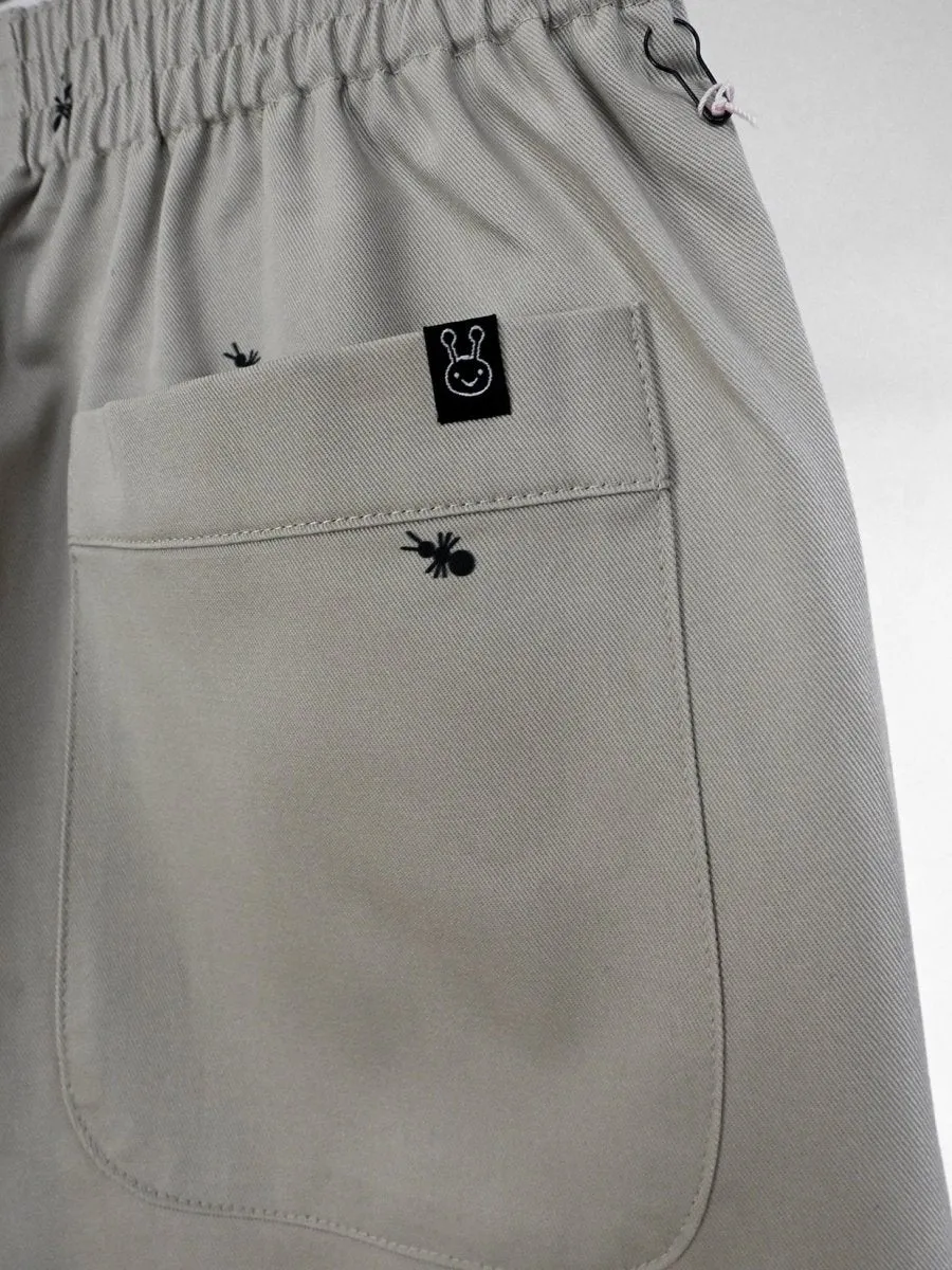 "Ants on your Pants" Work/Play Shorts -  Pearl Grey (Limited Run)