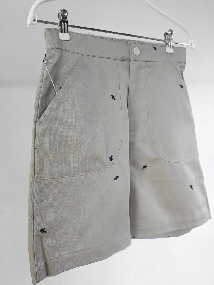 "Ants on your Pants" Work/Play Shorts -  Pearl Grey (Limited Run)