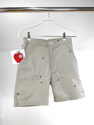 "Ants on your Pants" Work/Play Shorts -  Pearl Grey (Limited Run)