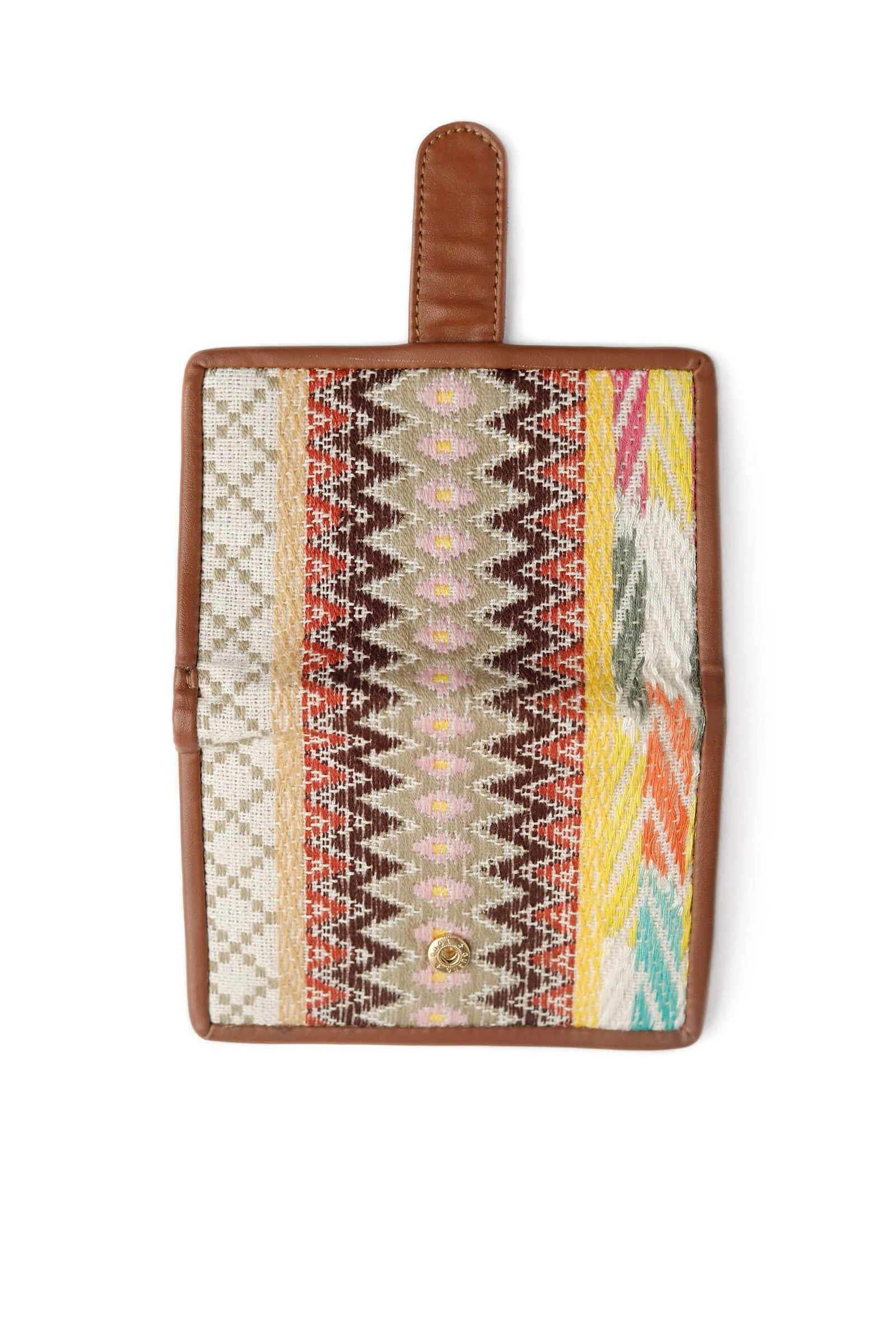 Rainbow Jacquard Print Wallet