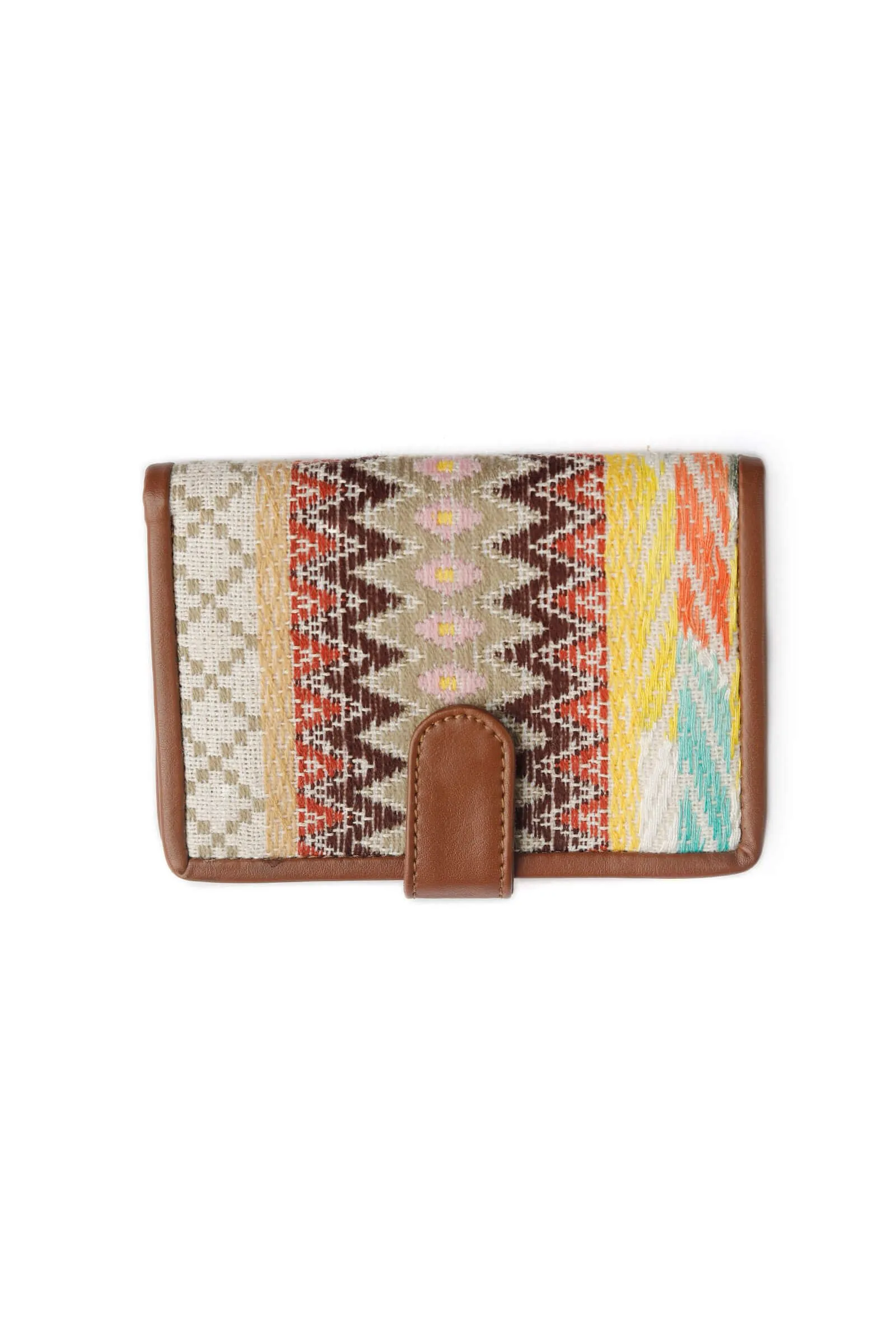 Rainbow Jacquard Print Wallet