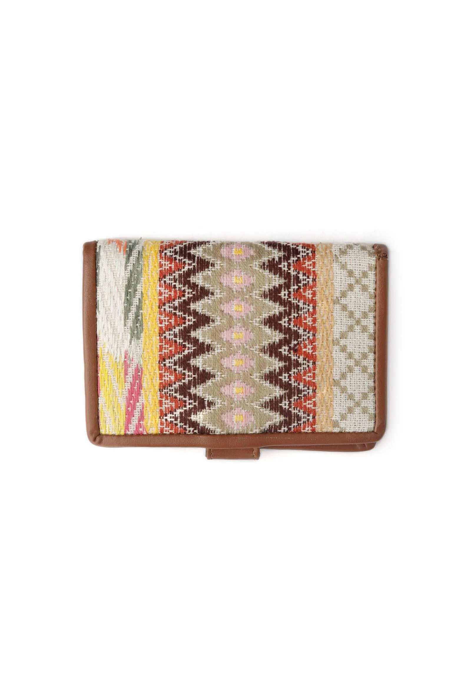 Rainbow Jacquard Print Wallet