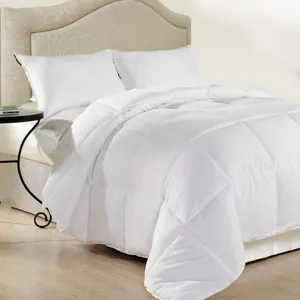 Royal Comfort 500GSM Plush Duck Feather Down Quilt Ultra Warm Soft - All Seasons - Double - White