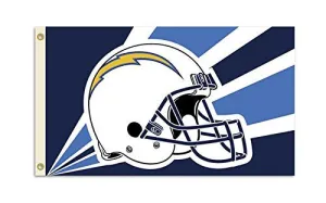 San Diego Chargers NFL Premium Polyester Flag Banner Sign