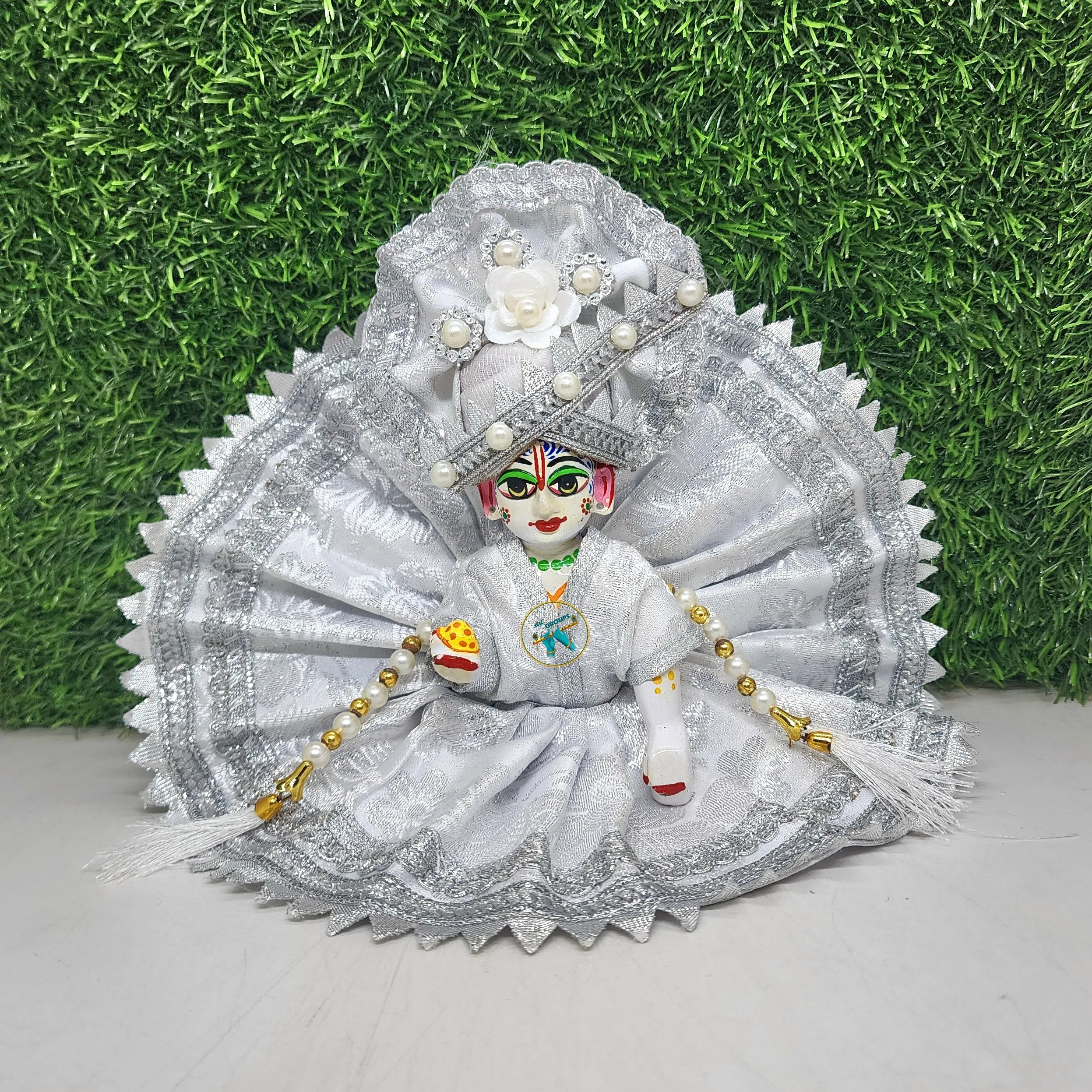 Sharad purnima Special white dress for laddu gopal ji