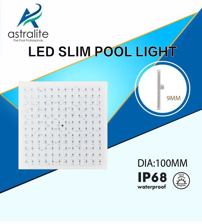 Square Shape Led Slim SPA / Pool Light - Aquatic