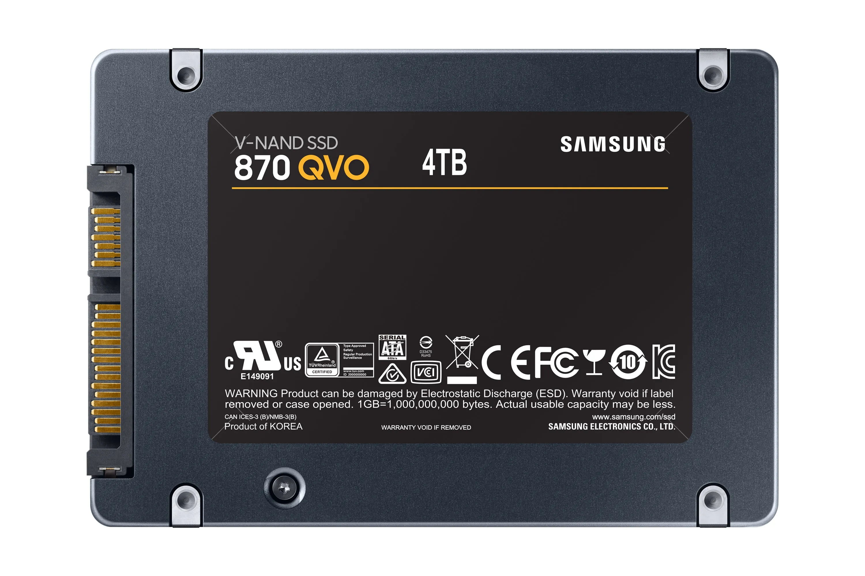 Ssd 870 Qvo 4Tb 2.5In Sata