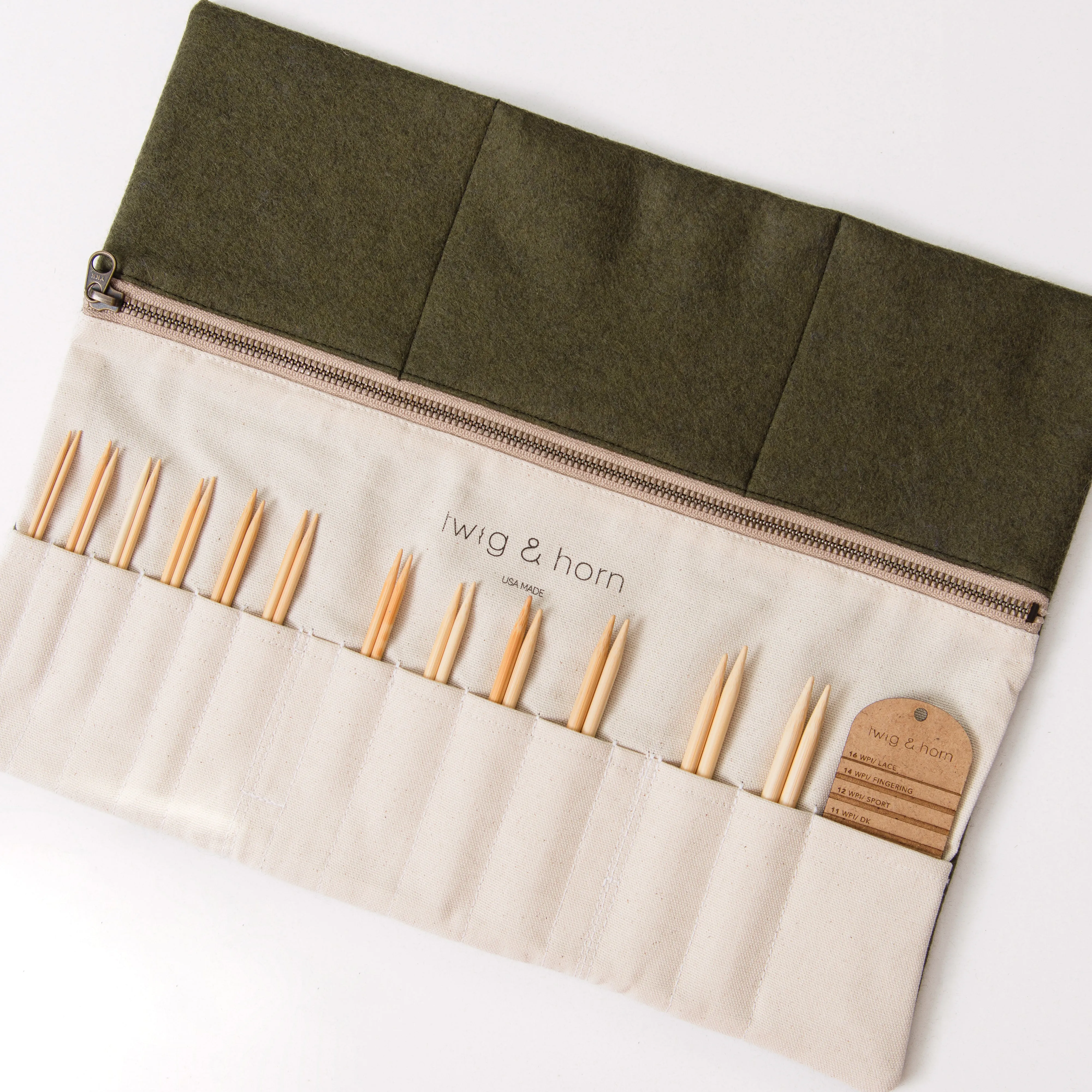 standard wool interchangeable needle case