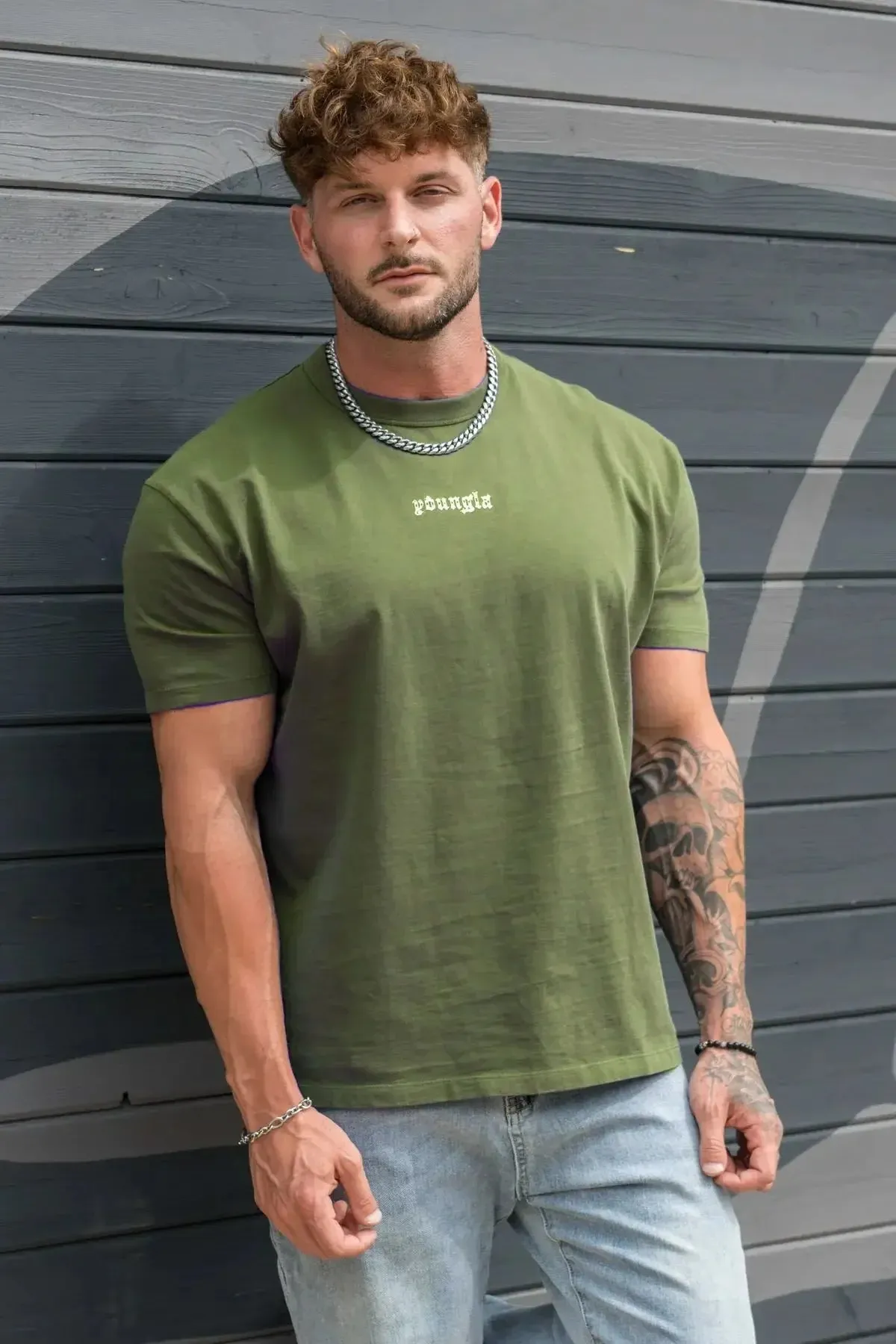 Summer new Men's T-Shirts Sports Casual Cotton Short Sleeve Jogger Gym Running Training Stretch T-Shirt Fashion Clothing male