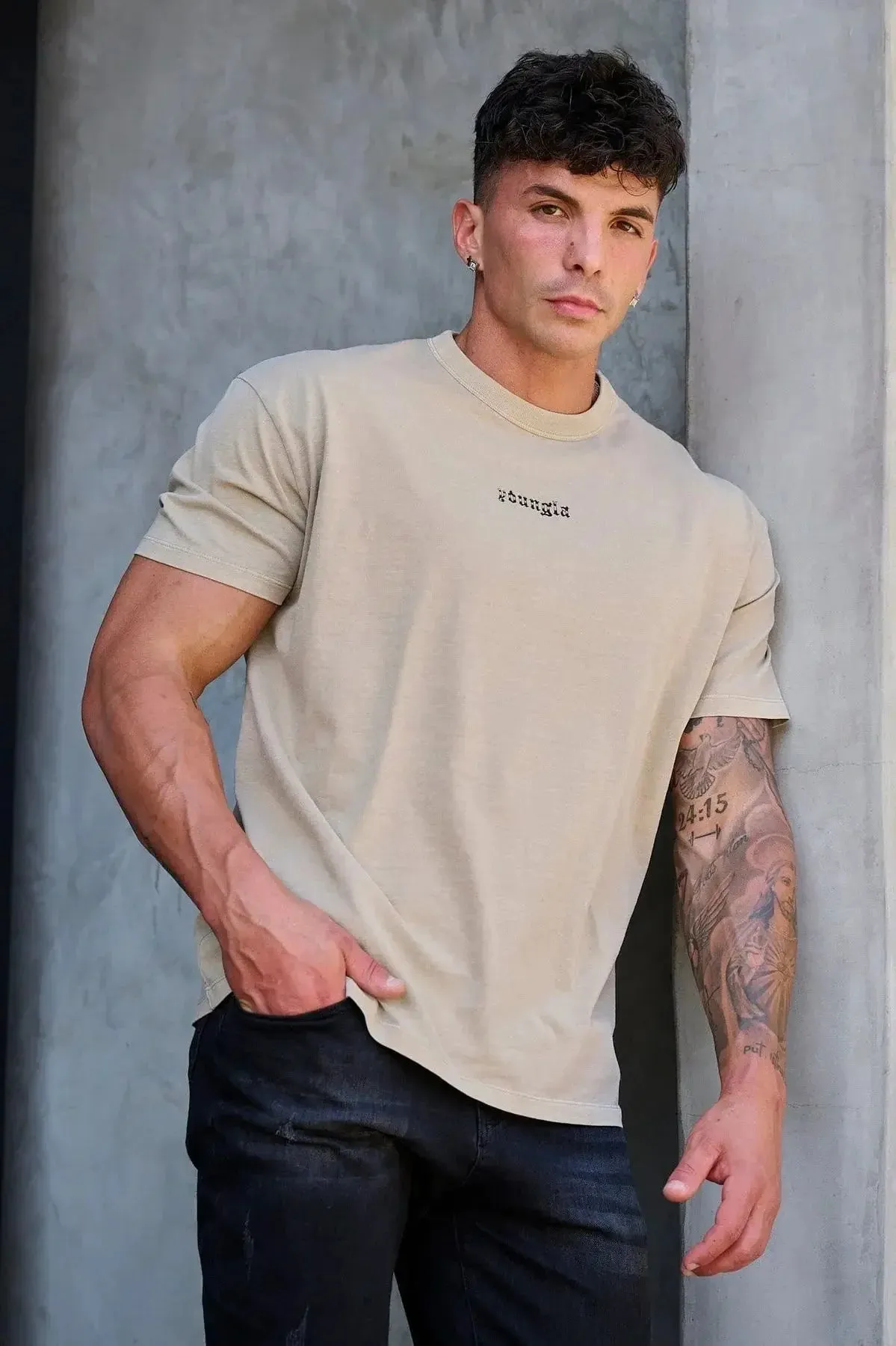 Summer new Men's T-Shirts Sports Casual Cotton Short Sleeve Jogger Gym Running Training Stretch T-Shirt Fashion Clothing male