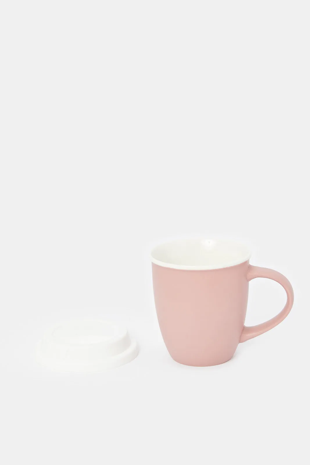 Terracotta Mug Set With Silicone Lid (2 Piece)