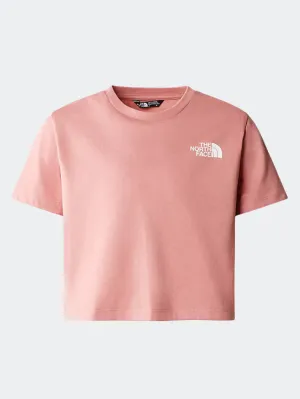 The North Face Simple Dome Girls Lifestyle T-Shirt Light Mahogany