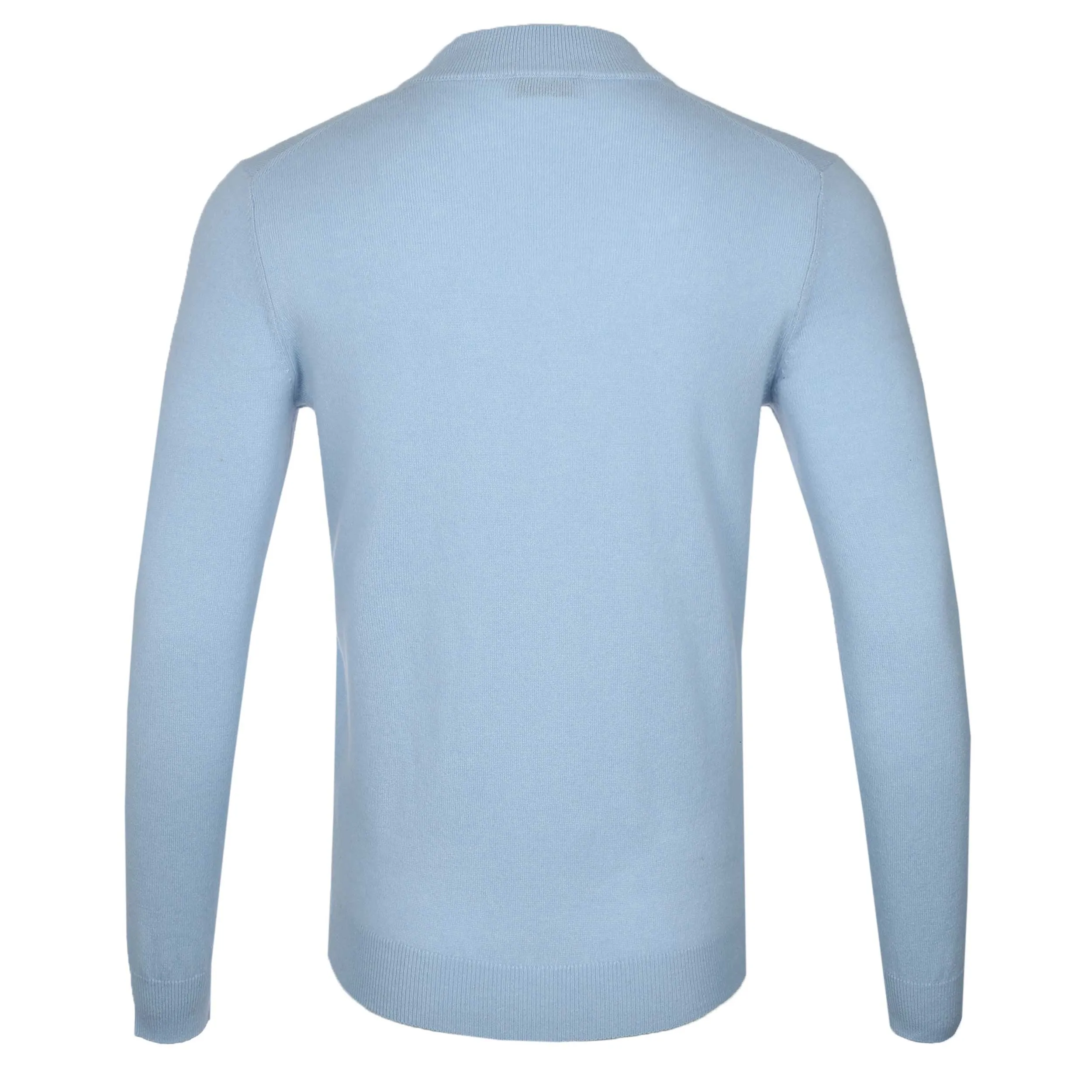 Thomas Maine 1/4 Zip Knitwear in Sky Blue