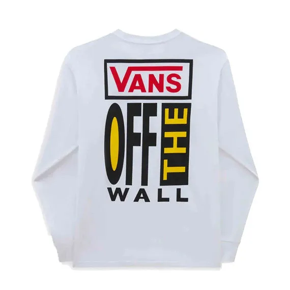 Vans 106 Ave Long Sleeve T-Shirt White - White