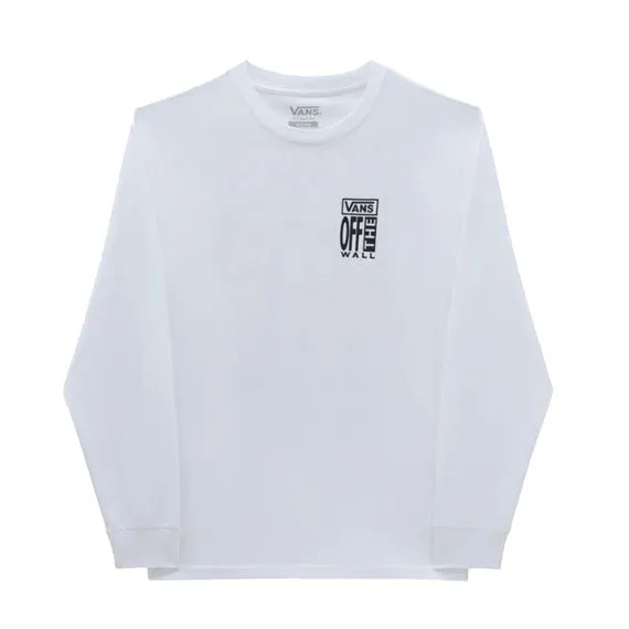 Vans 106 Ave Long Sleeve T-Shirt White - White