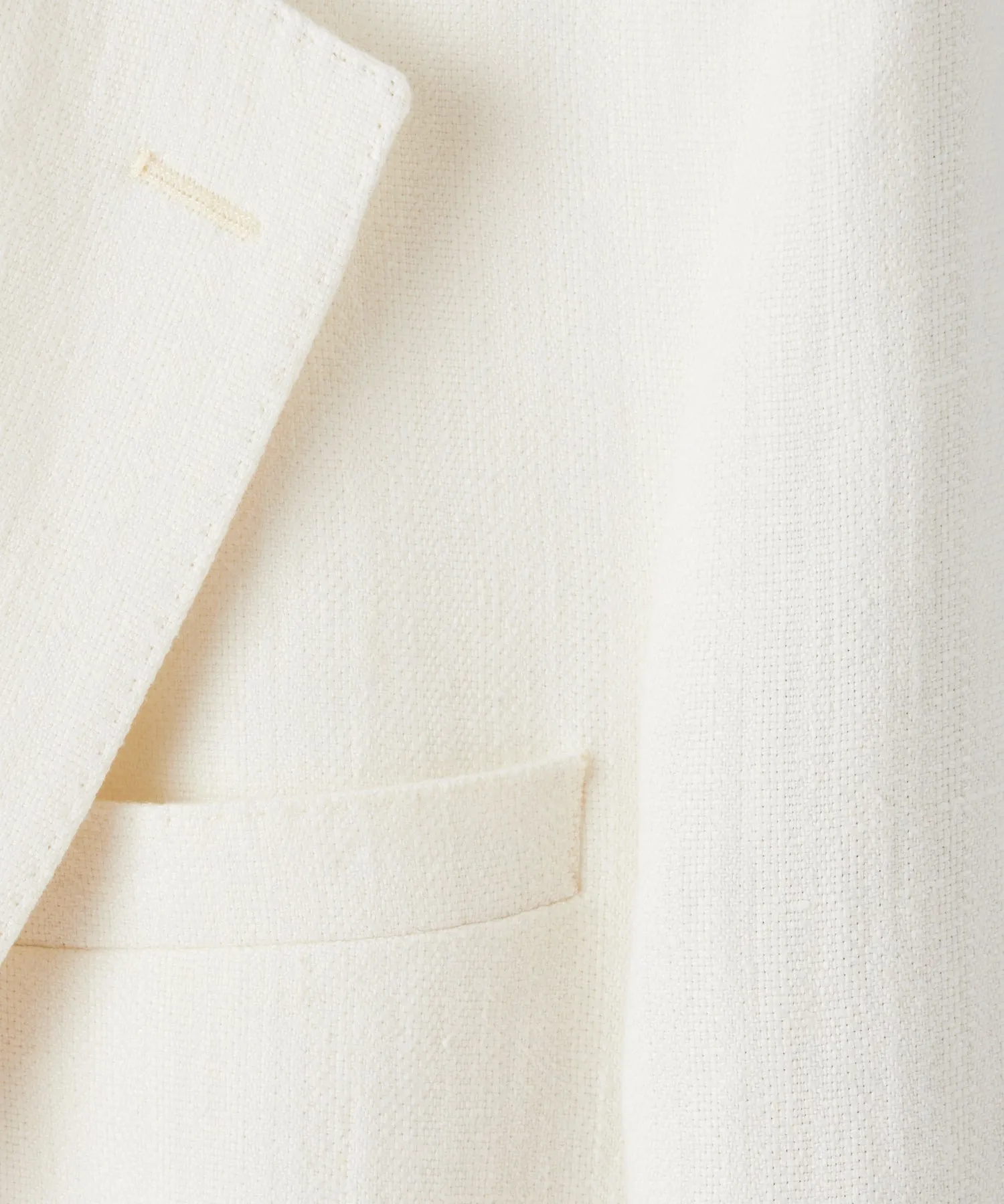 White Broken Herringbone Sutton Suit Jacket