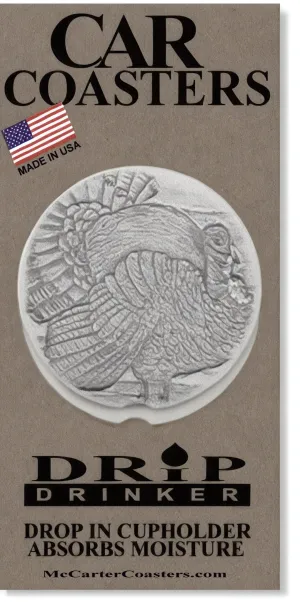 Wild Turkey Car Coasters