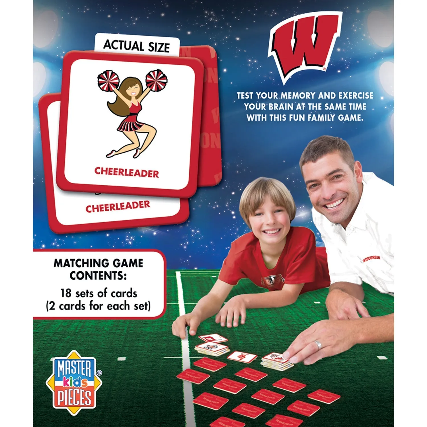 Wisconsin Badgers Matching Game