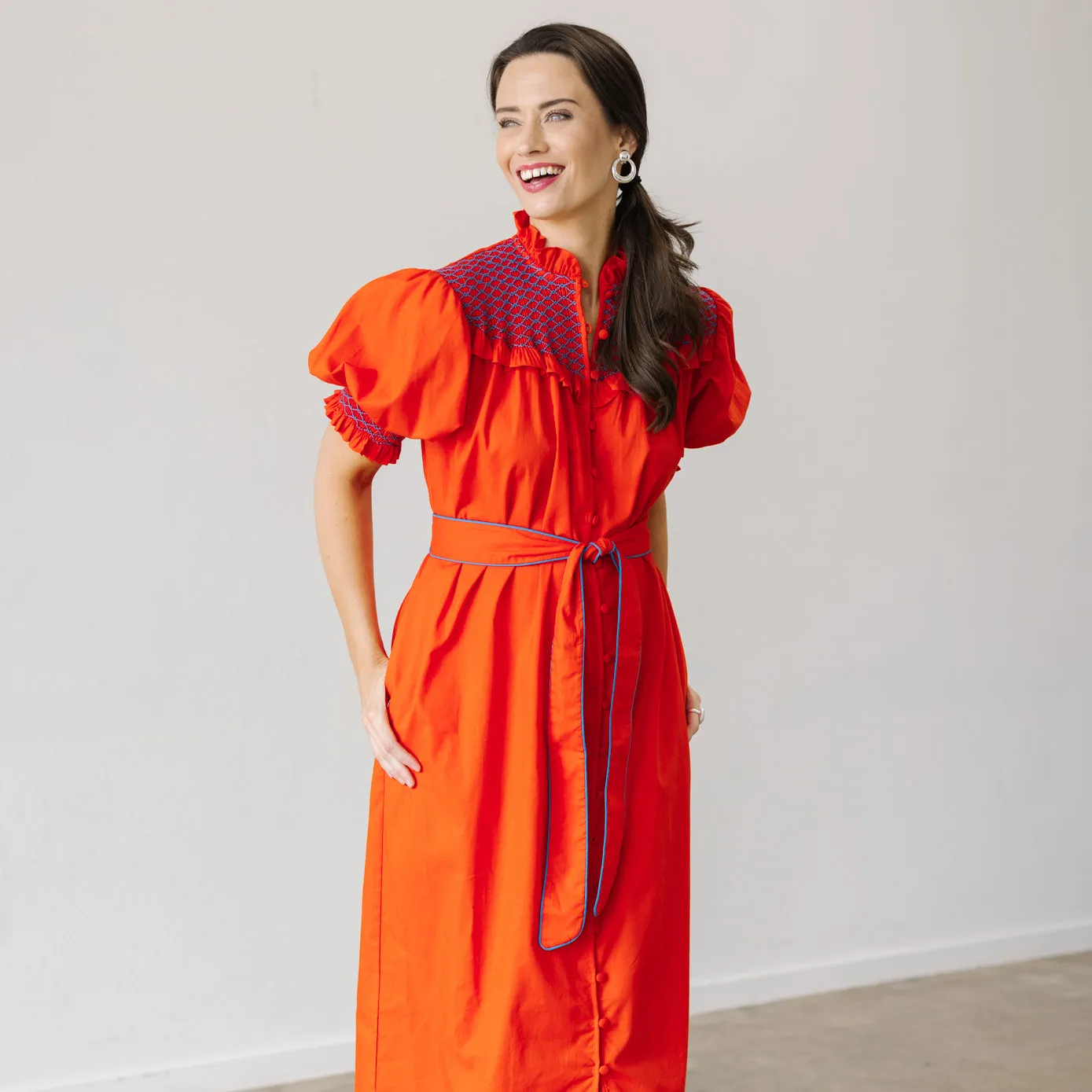 Women's Hello Dress - Tomato