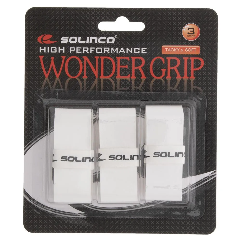 Wonder Tacky Tennis Over Grip White 3 Pack