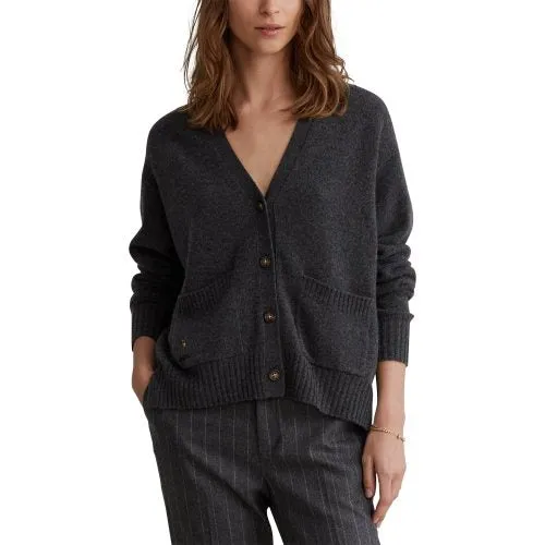 Wool-Blend Buttoned Cardigan