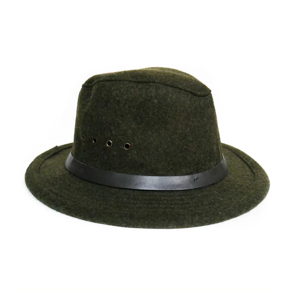 Wool Packer Hat | Forest Green