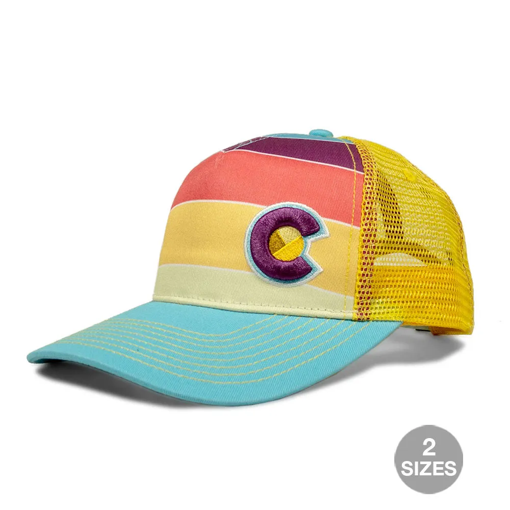 YoColorado | Lemon Drop Fader Trucker Hat